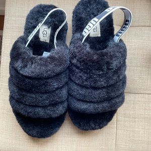 UGG Black Slippers
